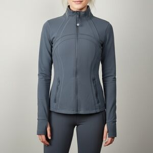 Lululemon 2024 Define Jacket Slate Grey  Size 6 Workout Gym Cozy Comfortable